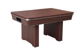 Hathaway Renegade II 54-In Bumper Pool Table | Walnut Finish with Red Felt | BG50376