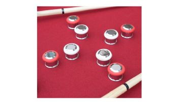 Hathaway Renegade II 54-In Bumper Pool Table | Walnut Finish with Red Felt | BG50376