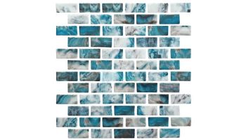 National Pool Tile Paradise Tile | Aquamarine 1x2 | PRD-AQUA1X2