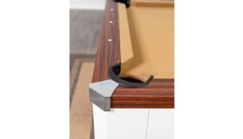 Hathaway Newport II 7-Ft. Pool Table Combo Set with Benches | White with Camel Felt | BG50378