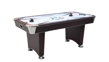 Hathaway Midtown II 6-Ft Air Hockey Table with LED Scoring | Dark Cherry Finish | BG50388