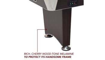 Hathaway Midtown II 6-Ft Air Hockey Table with LED Scoring | Dark Cherry Finish | BG50388