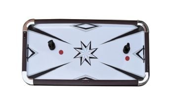 Hathaway Midtown II 6-Ft Air Hockey Table with LED Scoring | Dark Cherry Finish | BG50388