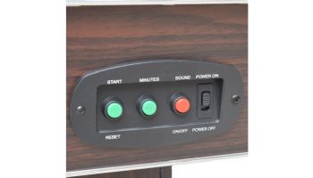 Hathaway Midtown II 6-Ft Air Hockey Table with LED Scoring | Dark Cherry Finish | BG50388