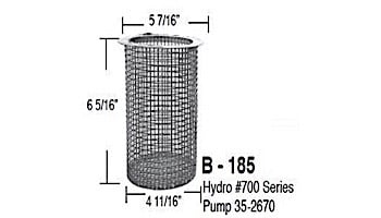 Aladdin Basket for Hydro #700 Series Pump 35-2670 | B-185
