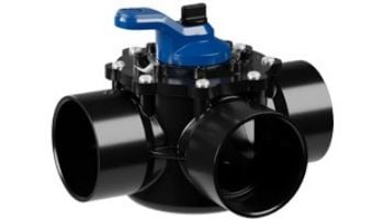 Hayward 3'' PSV Series 3-Port Black Diverter Valve | PSV3S3