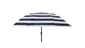 Replacement Pool Buoy Umbrella with ShadeLock and Pole | Black and White | PB-1611-BW-RE-UMBRELLA