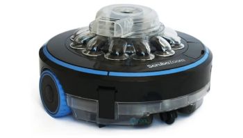 CaliMar® 12" Above Ground Pool Sand Filter with 0.3HP Single Speed Pump and Aquamoto Scrubo Zoom Cordless Robotic Pool Cleaner Kit | CMARITX12-AQM301000
