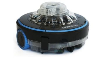 CaliMar® 16" Above Ground Pool Sand Filter with 0.75HP Single Speed Pump and Aquamoto Scrubo Zoom Cordless Robotic Pool Cleaner Kit | CMARITX16-AQM301000