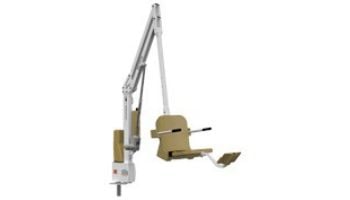 Aqua Creek Scout Excel Pool Lift | No Anchor | White Powder Coat with Blue Seat | F-SCTXL