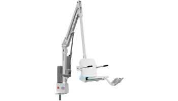 Aqua Creek Scout Excel Pool Lift | No Anchor | White Powder Coat with White Seat | F-SCTXL-W