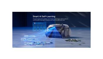 Wybot C2 Pro Vision Cordless Robotic Above Ground & Inground Pool Cleaner | 2.5-Hour Runtime | Brushless Triple Motors | WYBOT C2 Pro Vision