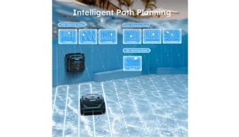 Wybot C2 Pro Vision Cordless Robotic Above Ground & Inground Pool Cleaner | 2.5-Hour Runtime | Brushless Triple Motors | WYBOT C2 Pro Vision