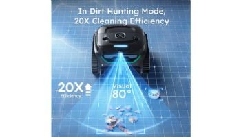 Wybot C2 Pro Vision Cordless Robotic Above Ground & Inground Pool Cleaner | 2.5-Hour Runtime | Brushless Triple Motors | WYBOT C2 Pro Vision