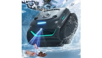 Wybot C2 Pro Vision Cordless Robotic Above Ground & Inground Pool Cleaner | 2.5-Hour Runtime | Brushless Triple Motors | WYBOT C2 Pro Vision