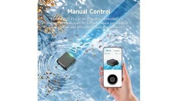 Wybot F1 Pool Skimmer Solar-Powered Above Ground & Inground Robotic Pool Skimmer | 8-Hour Runtime | Double-Motor Power | WYBOT F1
