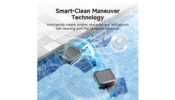 Wybot F1 Pool Skimmer Solar-Powered Above Ground & Inground Robotic Pool Skimmer | 8-Hour Runtime | Double-Motor Power | WYBOT F1