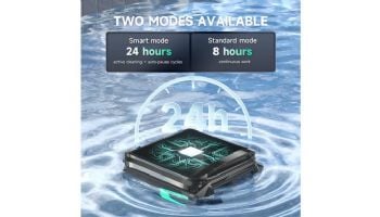 Wybot F1 Pool Skimmer Solar-Powered Above Ground & Inground Robotic Pool Skimmer | 8-Hour Runtime | Double-Motor Power | WYBOT F1