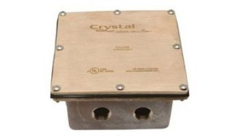 Crystal Fountains EBJ Series Underwater Junction Box | 2-Connections | EBJ202