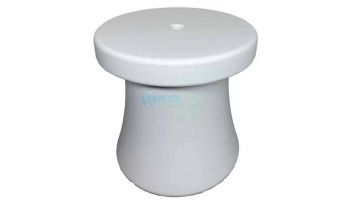 Global Pool Products 17" Pool Lounger Side Table | White | GPP-LF-TTS-W