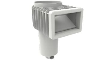 BuildTuff Extended Skimmer with Large Basket | No Lid | Twin Pack | Gray | 11090128