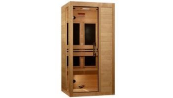 Golden Designs Dynamic Veneto 1-2 Person Low EMF FAR Infrared Sauna | Canadian Hemlock | DYN-6115-05