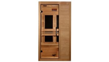 Golden Designs Dynamic Veneto 1-2 Person Low EMF FAR Infrared Sauna | Canadian Hemlock | DYN-6115-05