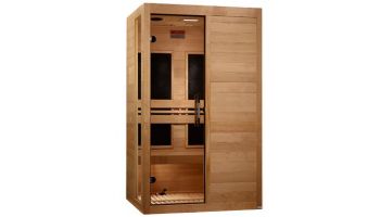 Golden Designs Dynamic Lucca 2-Person Low EMF FAR Infrared Sauna | Hemlock | DYN-6215-05
