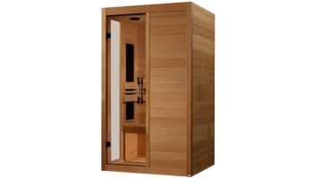 Golden Designs Dynamic Lucca 2-Person Low EMF FAR Infrared Sauna | Hemlock | DYN-6215-05