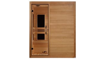 Golden Designs Dynamic Toscana 3-Person Low EMF FAR Infrared Sauna | Hemlock | DYN-6315-05