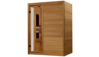 Golden Designs Dynamic Toscana 3-Person Low EMF FAR Infrared Sauna | Hemlock | DYN-6315-05