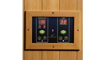 Golden Designs Dynamic Gracia 1-2 Person Ultra Low EMF FAR Infrared Sauna | Hemlock | DYN-6119-01 Elite