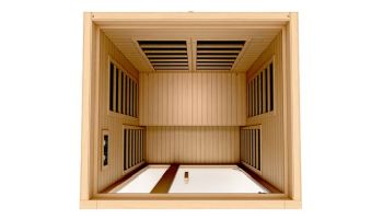 Golden Designs Dynamic Gracia 1-2 Person Ultra Low EMF FAR Infrared Sauna | Hemlock | DYN-6119-01 Elite