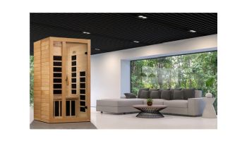 Golden Designs Dynamic Gracia 1-2 Person Ultra Low EMF FAR Infrared Sauna | Hemlock | DYN-6119-01 Elite