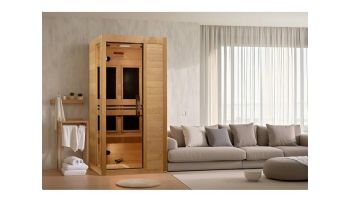 Golden Designs Dynamic Veneto 1-2 Person Ultra Low EMF FAR Infrared Sauna | Canadian Hemlock | DYN-6115-05 Elite