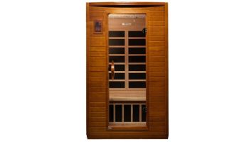 Golden Designs Dynamic Versailles 2-Person Ultra Low EMF FAR Infrared Sauna | Hemlock | DYN-6202-03 Elite