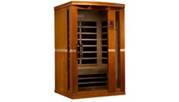 Golden Designs Dynamic Vittoria 2-Person Ultra Low EMF FAR Infrared Sauna | Hemlock | DYN-6220-01 Elite