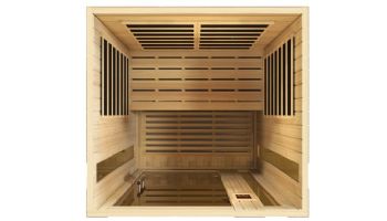 Golden Designs Dynamic Vittoria 2-Person Ultra Low EMF FAR Infrared Sauna | Hemlock | DYN-6220-01 Elite