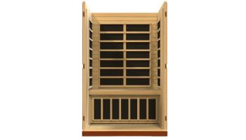 Golden Designs Dynamic Vittoria 2-Person Ultra Low EMF FAR Infrared Sauna | Hemlock | DYN-6220-01 Elite