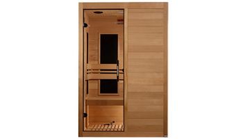 Golden Designs Dynamic Lucca 2-Person Ultra Low EMF FAR Infrared Sauna | Hemlock | DYN-6215-05 Elite