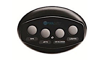 Pentair iS4 Spa-Side Remote Control | 4 Button Gray 50 ft Cable | 521884