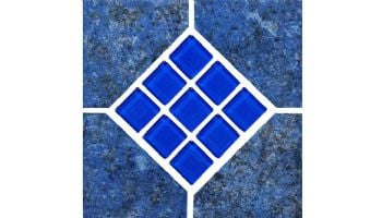 National Pool Tile Oceans 6x6 Deco | Cobalt Deco | OCEANS-COBALT DECO GL