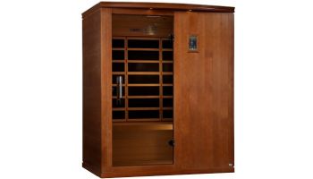 Golden Designs Dynamic Toscana 3-Person Ultra Low EMF FAR Infrared Sauna | Hemlock | DYN-6315-05 Elite