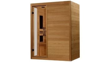 Golden Designs Dynamic Toscana 3-Person Ultra Low EMF FAR Infrared Sauna | Hemlock | DYN-6315-05 Elite