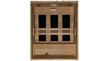 Golden Designs Dynamic Toscana 3-Person Ultra Low EMF FAR Infrared Sauna | Hemlock | DYN-6315-05 Elite