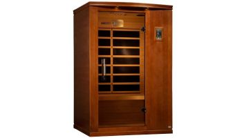 Golden Designs Dynamic Venice 2-Person Ultra Low EMF FAR Infrared Sauna | Hemlock | DYN-6210-04 Elite