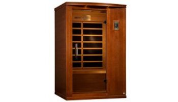 Golden Designs Dynamic Venice 2-Person Ultra Low EMF FAR Infrared Sauna | Hemlock | DYN-6210-04 Elite