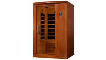 Golden Designs Dynamic Venice 2-Person Ultra Low EMF FAR Infrared Sauna | Hemlock | DYN-6210-04 Elite