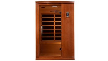 Golden Designs Dynamic Venice 2-Person Ultra Low EMF FAR Infrared Sauna | Hemlock | DYN-6210-04 Elite