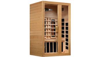 Golden Designs Dynamic Serena 2-Person Full Spectrum Near Zero EMF FAR Infrared Sauna | Hemlock  | DYN-6229-03 FS